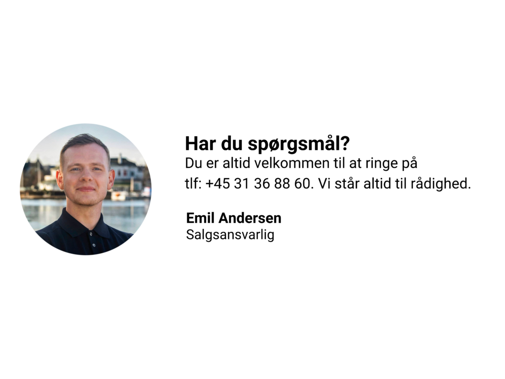 Kontakt Emil Andersen hvis du har spørgsmål. Arnstrøm.dk